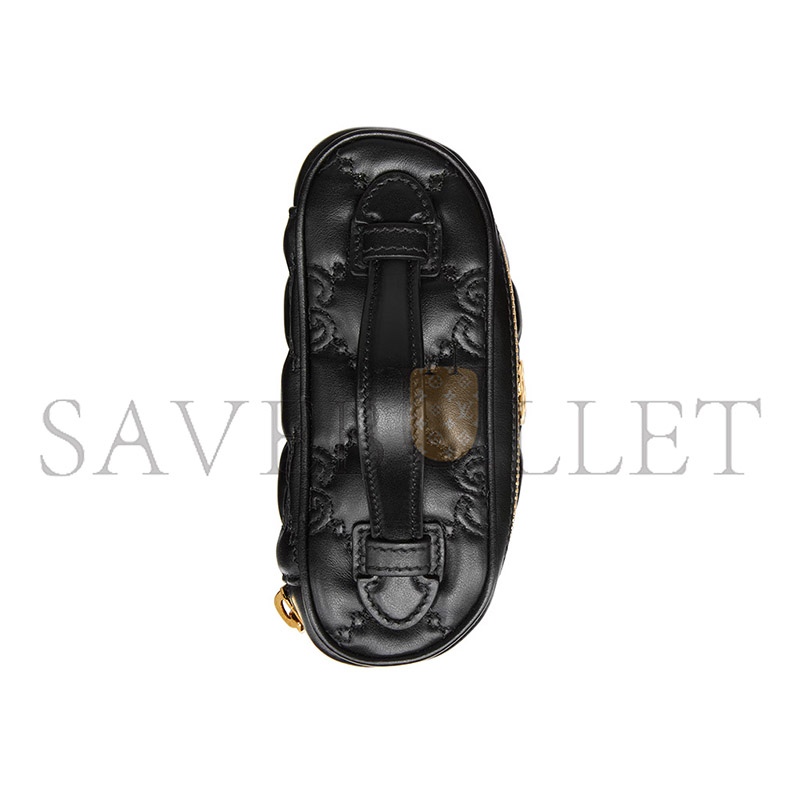 GUCCI GG MATELASSÉ TOP HANDLE MINI BAG 723770UM8IG1000 (16*10.5*5cm) GUCCI GG MATELASSÉ TOP HANDLE MINI BAG 723770UM8IG1000 (16*10.5*5cm)